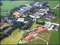 Haus Riswick aus der Luft