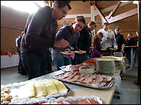 Reichhaltiges Buffet